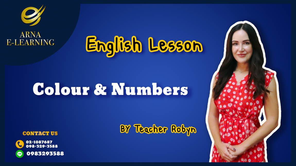 English Lesson ( Colour & Numbers)